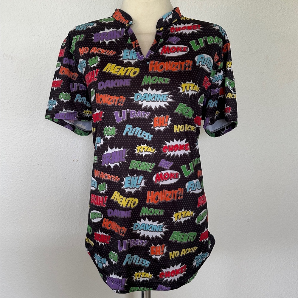 OGA Oahu Golf Apparel Multicolor Graphic Shirt